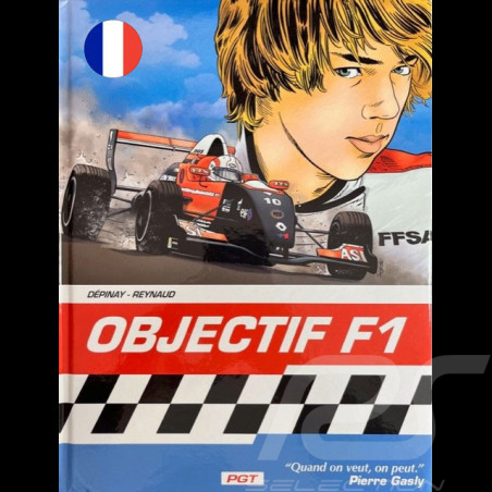 Livre BD Pierre Gasly Objectif F1 - Christophe Depinay