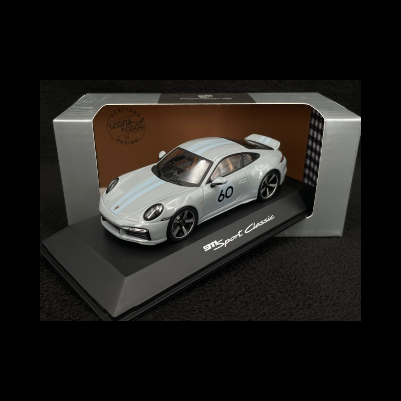 Porsche 911 Sport Classic Type 992 2022 Metallic Sport Grey 1/43 Spark ...