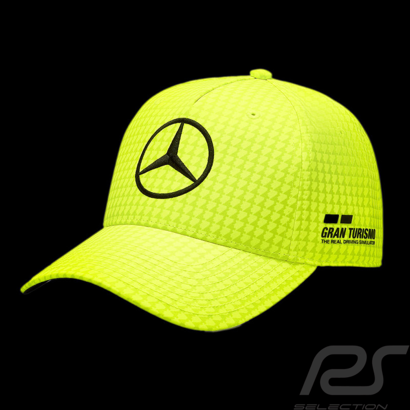 Mercedes AMG Cap F1 Lewis Hamilton Canada GP Neon yellow 701223402-005 - Unisex