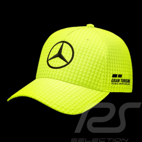 Mercedes AMG Kappe F1 Lewis Hamilton Canada GP Neongelb 701223402-005 - Unisex