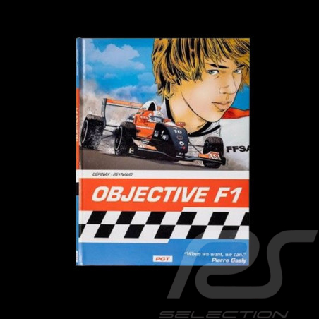 Signed Comic Book Pierre Gasly Objective F1 - Christophe Depinay