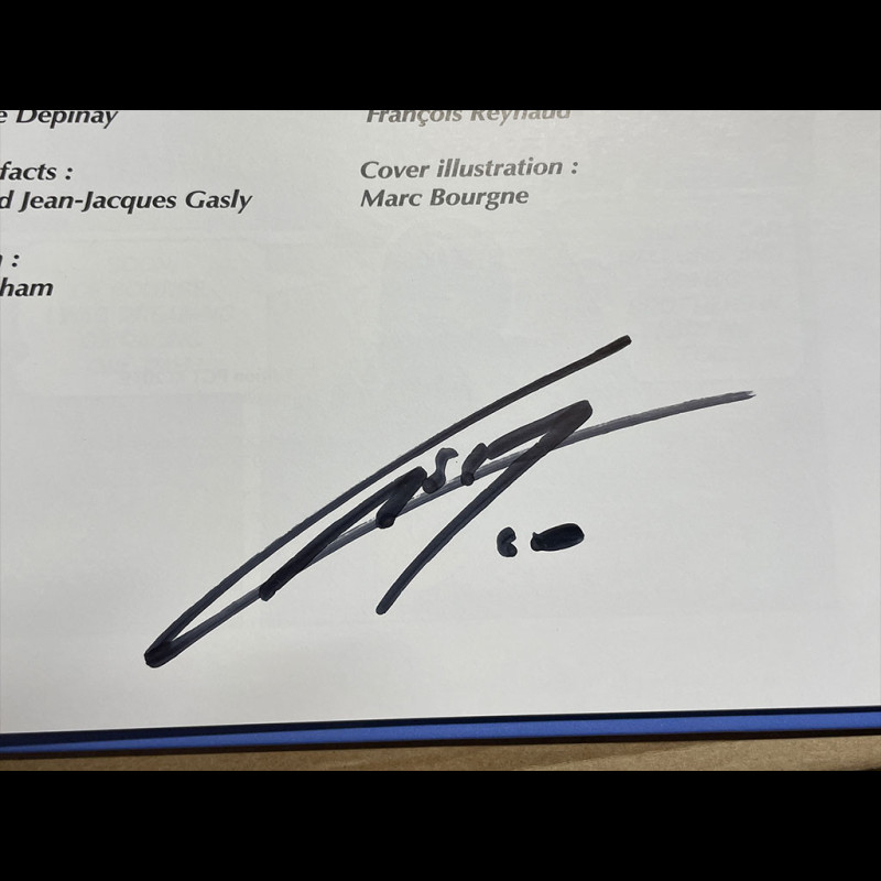 Signed Comic Book Pierre Gasly Objective F1 Christophe Depinay