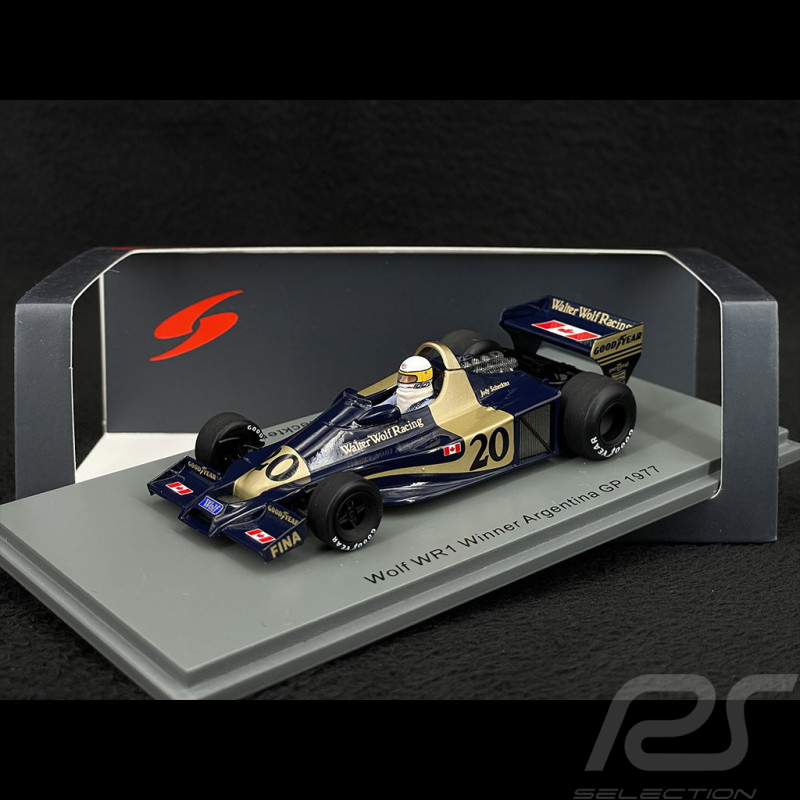 Jody Scheckter Wolf WR1 n° 20 Vainqueur GP Argentine 1977 F1 1/43 Spark S9997