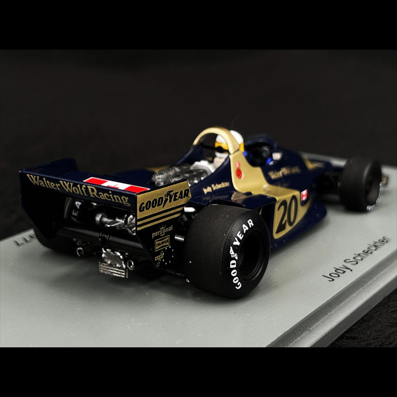 Wolf WR1 20 F1 Winner Grand Prix de Monaco 1977 Jody Scheckter Spark 18S372 - Miniatures Autos Motos