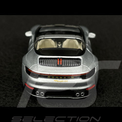 Porsche 911 Targa Heritage 4S Type 992 2020 Argent GT 1/64 Mini GT MGT00507-L