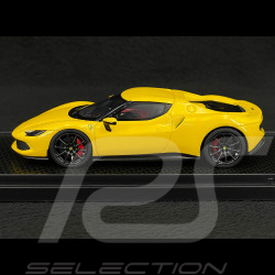 Ferrari 296 GTB Hybrid V6 2021 Jaune Giallo Modena Jantes carbone 1/43 BBR BBRC264C1