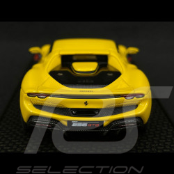 Ferrari 296 GTB Hybrid V6 2021 Jaune Giallo Modena Jantes carbone 1/43 BBR BBRC264C1