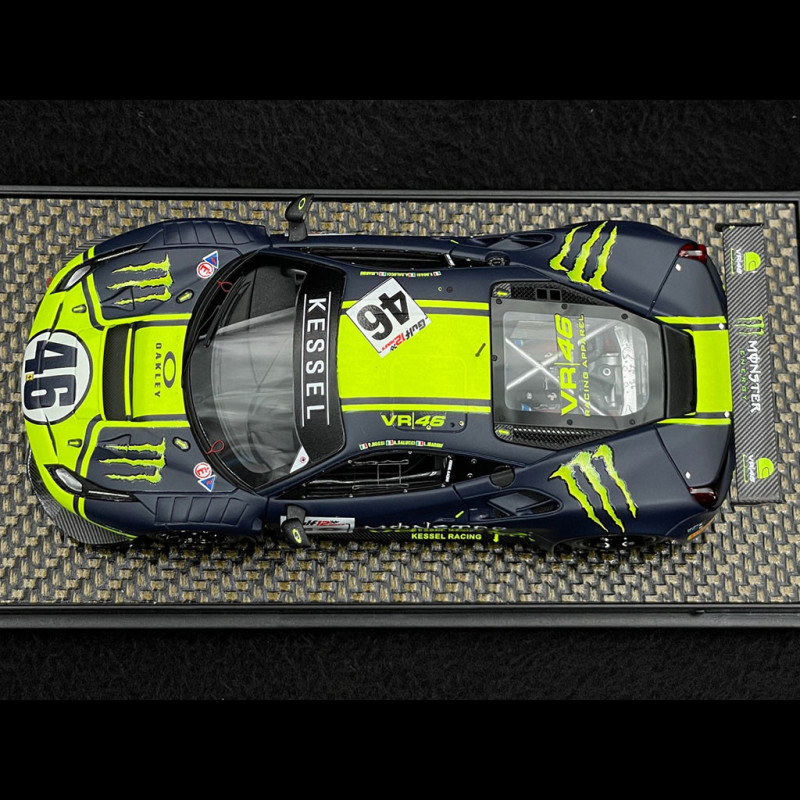 Ferrari 488 GT3 n° 46 4th Bahrain 12h Gulf 2021 Monster VR46 Kessel ...