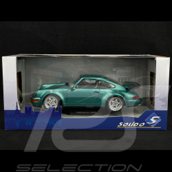 Porsche 911 Turbo Type 964 1991 Wimbledon Green 1/18 Solido S1803407