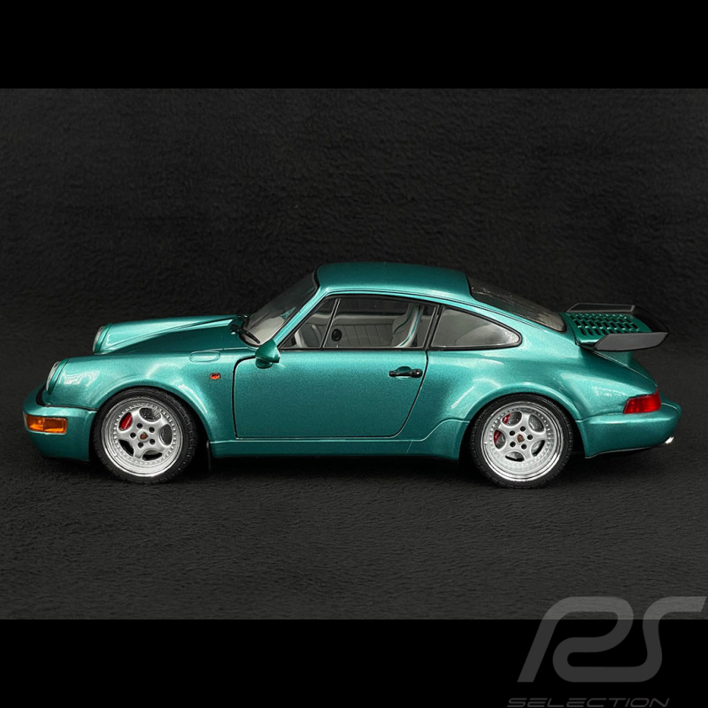 Porsche 911 Turbo Type 964 1991 Vert Wimbledon 1/18 Solido S1803407