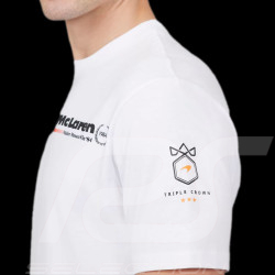 McLaren T-shirt 24h le Mans Triple Crown White TM4448 - Unisex