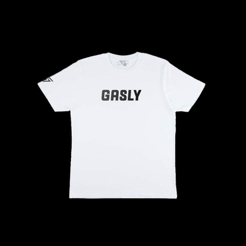 Pierre Gasly TShirt Oversize Carbone Weiß Herren