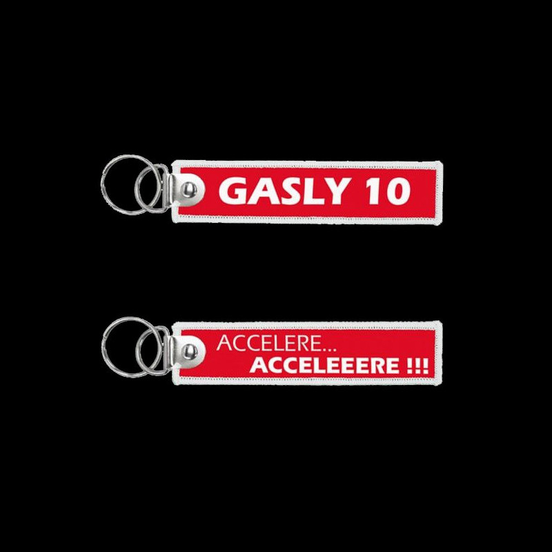 Pierre Gasly Fabric Keyring Monza 2020 Accelère Accelère Red