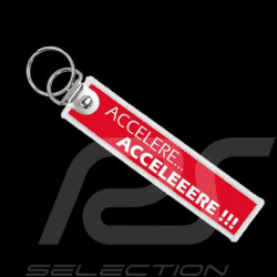 Fabric Keyring Pierre Gasly Monza 2020 Accelère Accelère Red