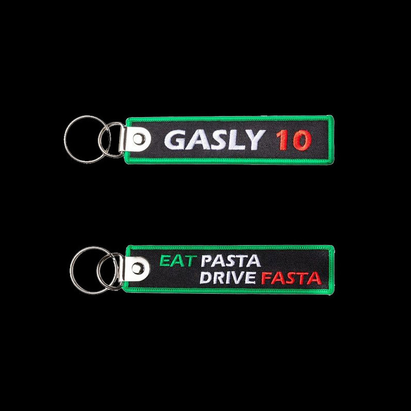 Pierre Gasly Fabric Keyring Monza 2020 Black / Green