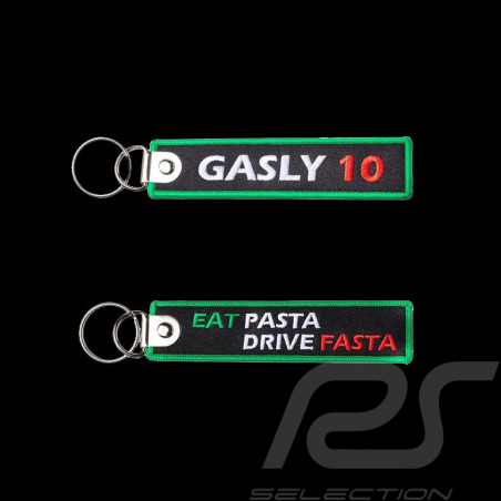 Fabric Keyring Pierre Gasly Monza 2020 Black / Green
