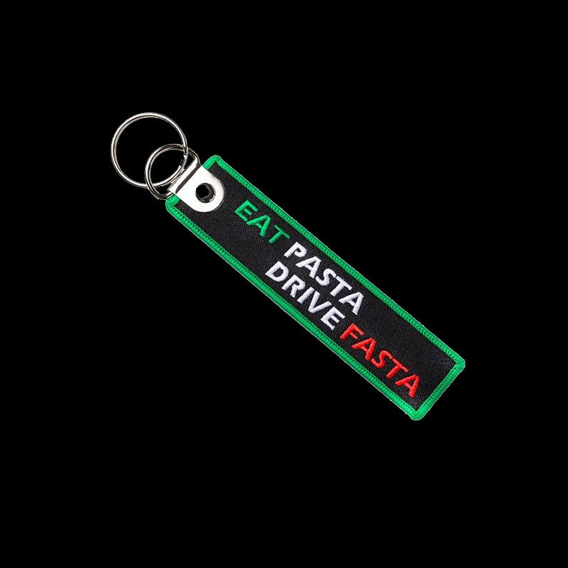 Pierre Gasly Fabric Keyring Monza 2020 Black / Green