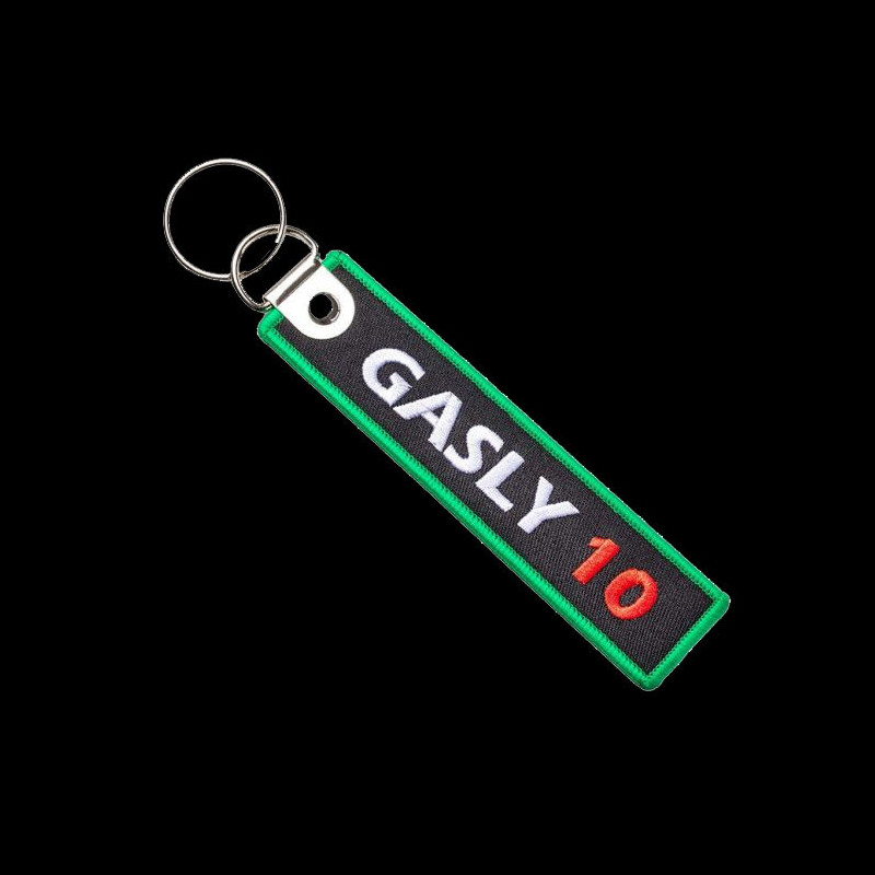 Pierre Gasly Fabric Keyring Monza 2020 Black / Green
