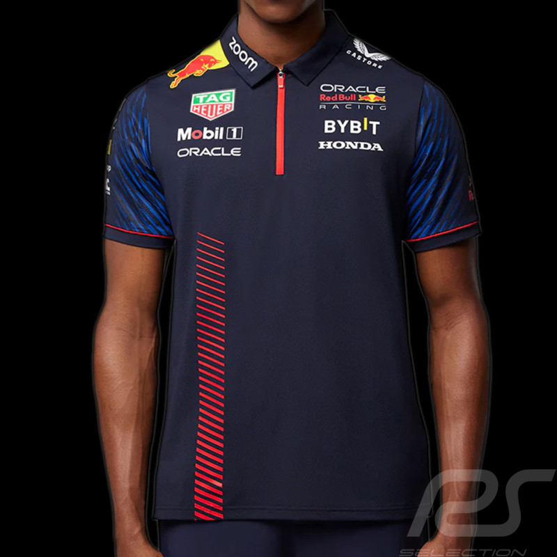Red Bull Polo shirt Night Sky Fanwear Dark blue TU2645 - Men