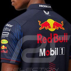 Polo Red Bull manches courtes Night Sky Fanwear Bleu foncé TU2645 - Homme
