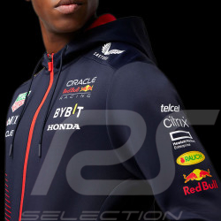 Veste Red Bull à capuche Night Sky Fanwear Bleu foncé TU2650 - Homme