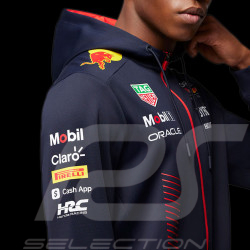 Veste Red Bull à capuche Night Sky Fanwear Bleu foncé TU2650 - Homme