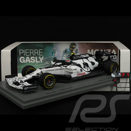 Pierre Gasly Honda AlphaTauri AT01 n° 10 Vainqueur GP Monza 2020 F1 1/43 Spark S6480S