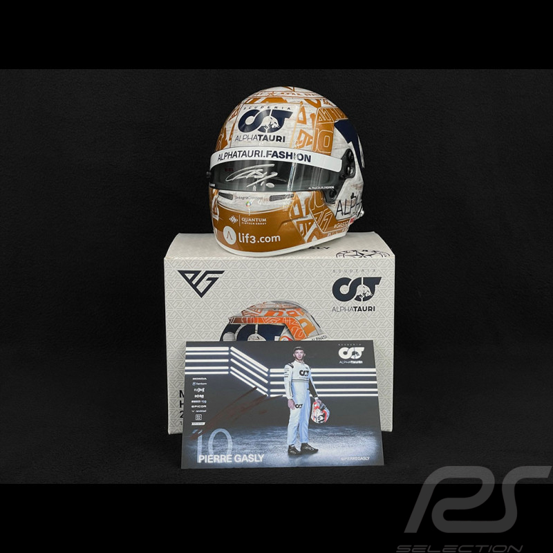 Pierre Gasly Signierter Helm GP Austin 2022 1/2