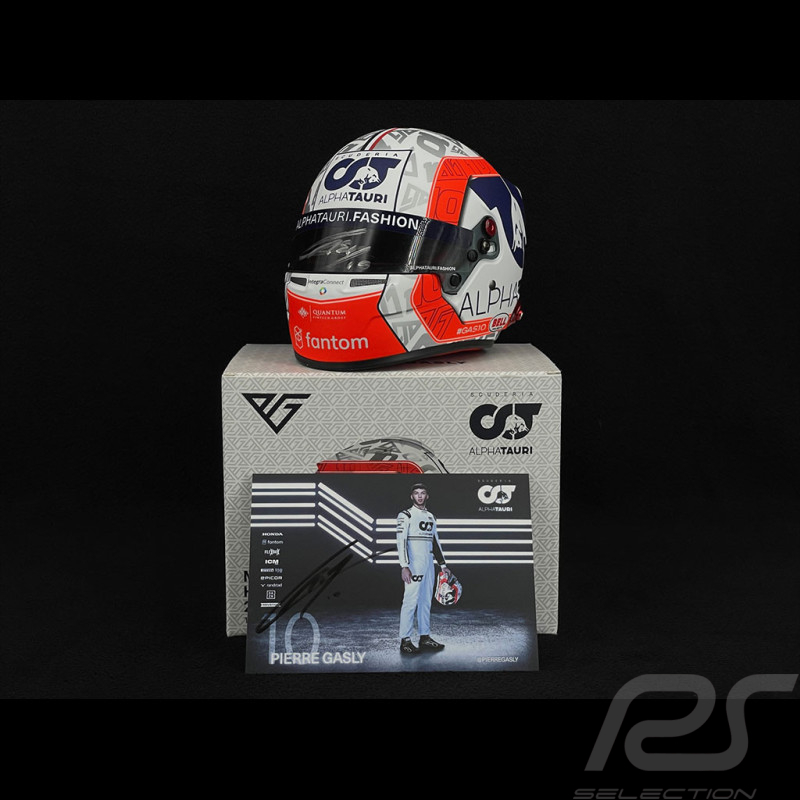 Pierre Gasly Signed Helmet F1 Season 2022 1/2