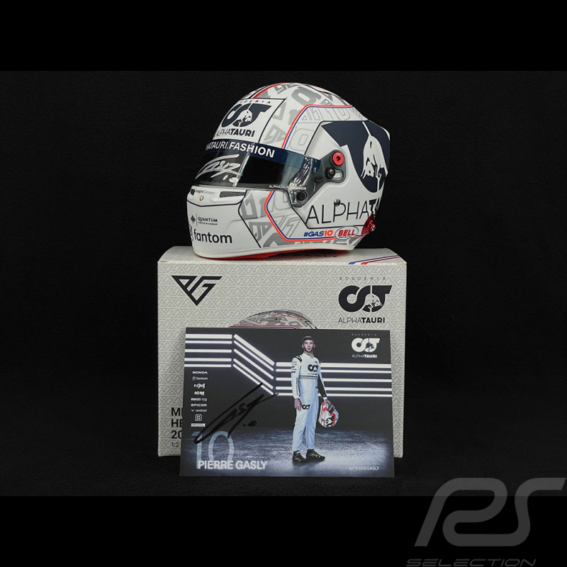 Pierre Gasly Signierter Helm GP France 2022 1/2