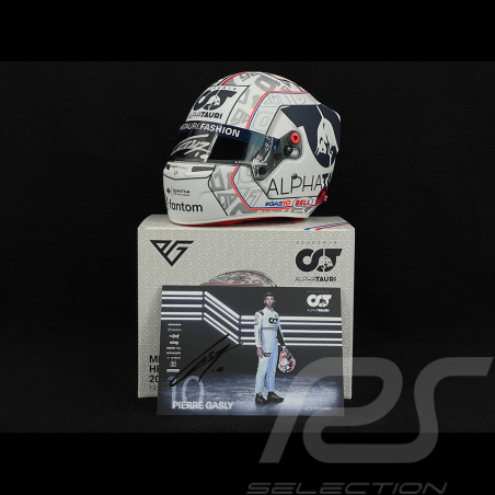 Pierre Gasly Signed Helmet GP France 2022 1/2