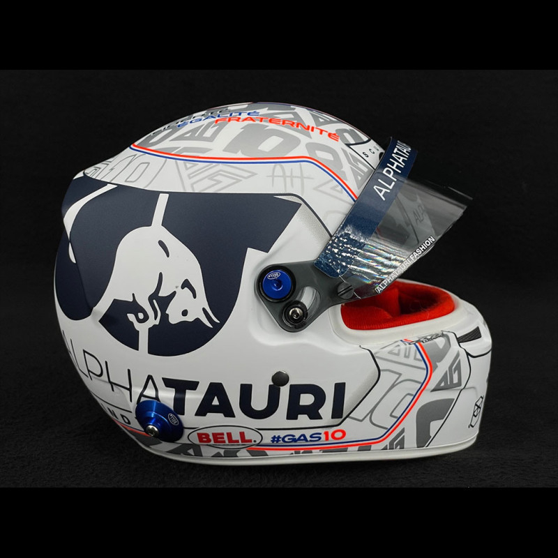 Casque F1 Pierre Gasly GP France 2022 – Miniature Bell échelle 1/2 – Collection