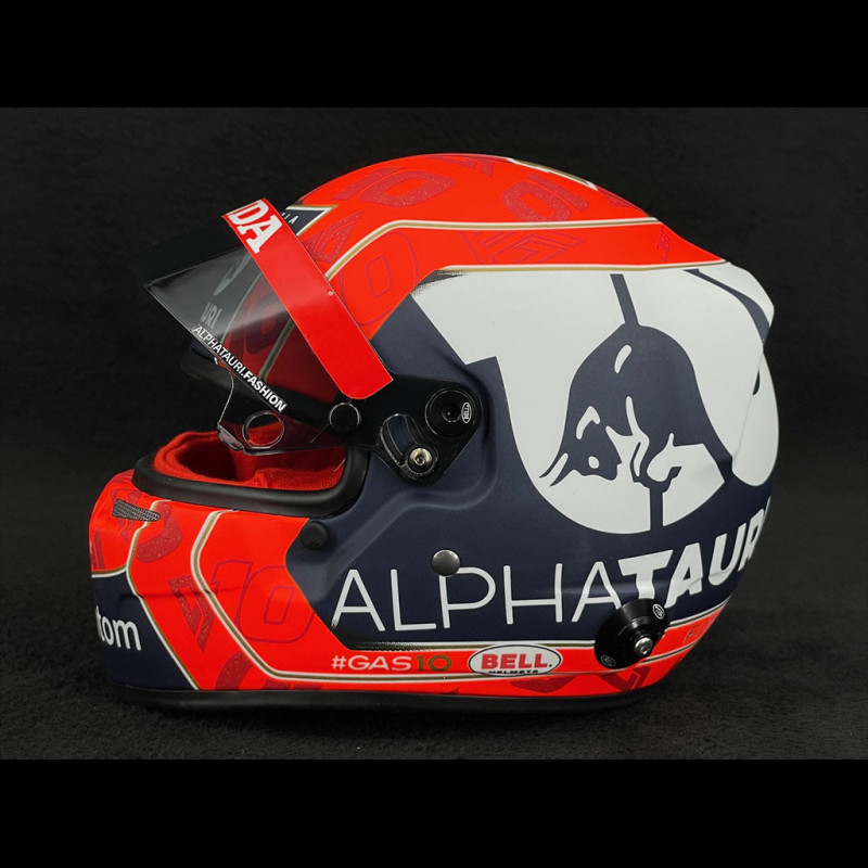 MODÈLE ÉCHELLE 1:5 Casque Auto F1 Spark Formule 1 Alpine A523 Pierre MODÈLE ÉCHELLE 1:5 Casque Auto F1 Spark Formule 1 Alpine A523 Pierre