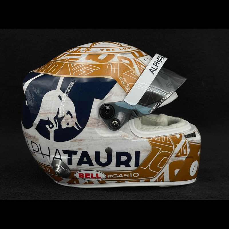 Casque 1/2 Bell Gasly USA GP 2022 – Édition Limitée, SIGNÉ Par Le Pilote ! (Neuf)