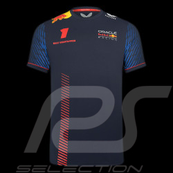 T-shirt Red Bull Max Verstappen Night Sky Fanwear Bleu foncé TM3183 - Homme