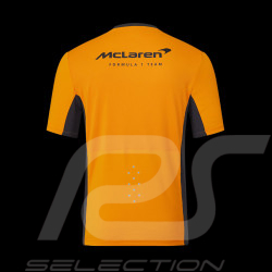 T-Shirt McLaren F1 Team Norris Piastri Orange Papaye TM2607 - homme