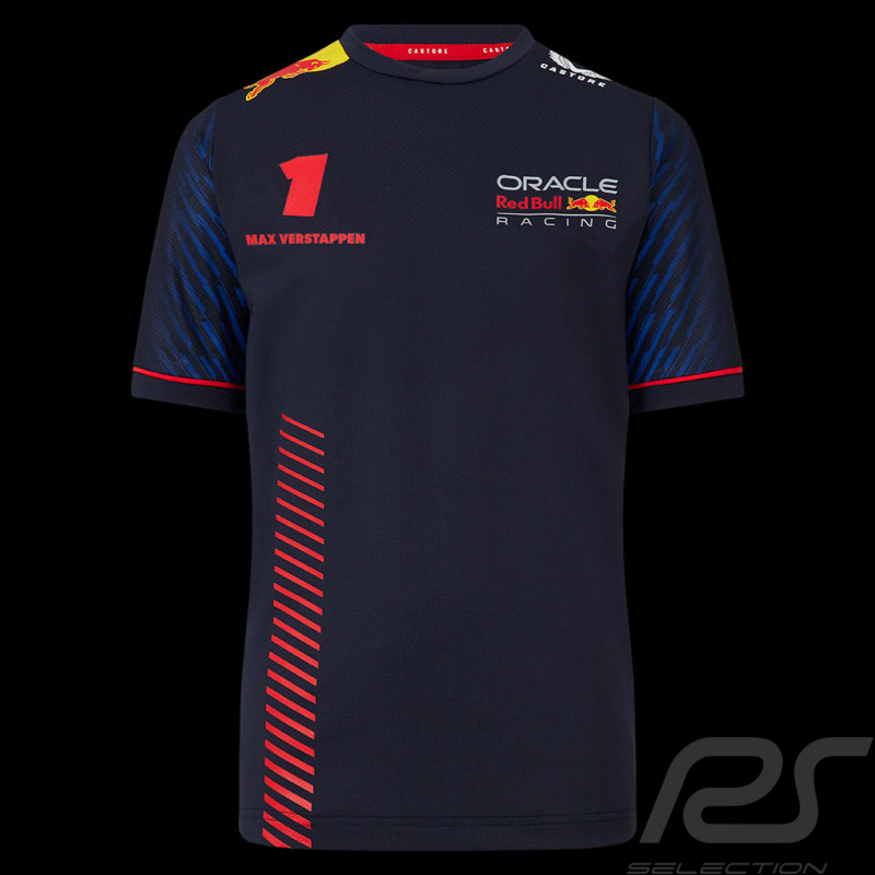 T-shirt Red Bull Max Verstappen Night Sky Bleu foncé TJ3183 - Enfant