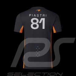 McLaren T-Shirt F1 Team Oscar Piastri Phantom Grau TM2609 - Herren