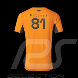 McLaren T-Shirt F1 Team Oscar Piastri Papaya Orange TM2609 - Herren