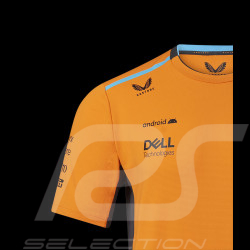 McLaren T-Shirt F1 Team Oscar Piastri Papaya Orange TM2609 - Herren