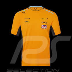 T-Shirt McLaren F1 Team Lando Norris Orange Papaye TM2608 - homme