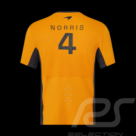 T-Shirt McLaren F1 Team Lando Norris Orange Papaye TM2608 - homme
