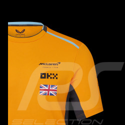 McLaren T-Shirt F1 Team Lando Norris Papaya Orange TM2608 - men