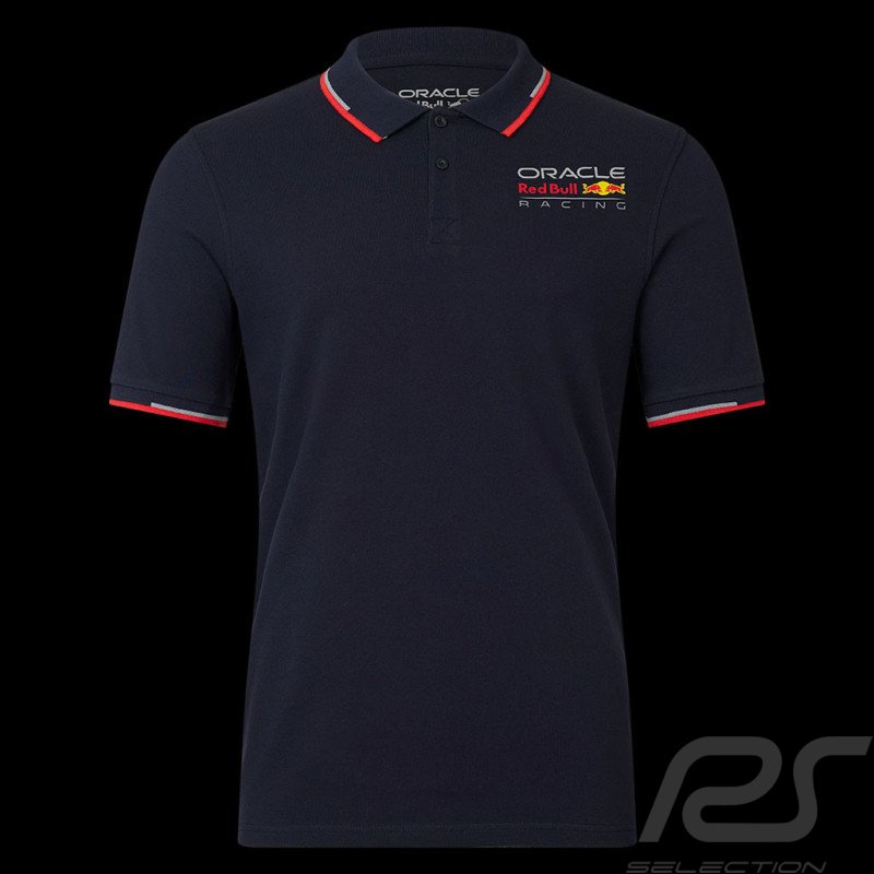 Red Bull Polohemd Verstappen Pérez Night Sky Core Dunkelblau TU3303 - Unisex