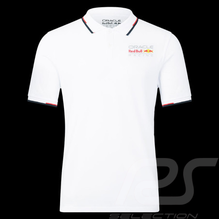 Red Bull Polo shirt Verstappen Pérez White Core White TU3303 - Unisex