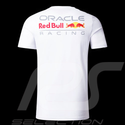 Red Bull T-shirt Verstappen Pérez White Core Weiß TU3306 - Unisex