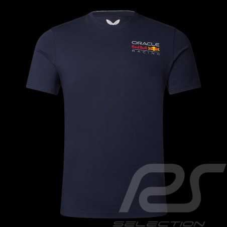 Red Bull T-shirt Verstappen Pérez Dark blue Core Dunkelblau TU3306 - Unisex