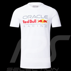 Red Bull T-shirt Verstappen Pérez White Logo Core White TU3307 - Unisex