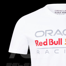 Red Bull T-shirt Verstappen Pérez White Logo Core Dunkelblau TU3307 - Unisex