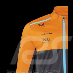 Veste McLaren F1 Team Norris Piastri Softshell Gris Phantom / Orange Papaye TM2616 - homme